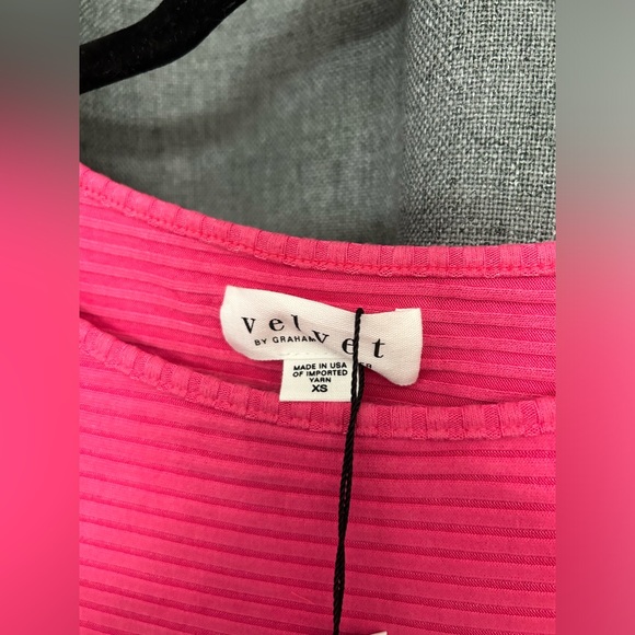 Velvet by Graham & Spencer Women's Pepper Boatneck Lux Rib Sweater XS - Picture 5 of 5